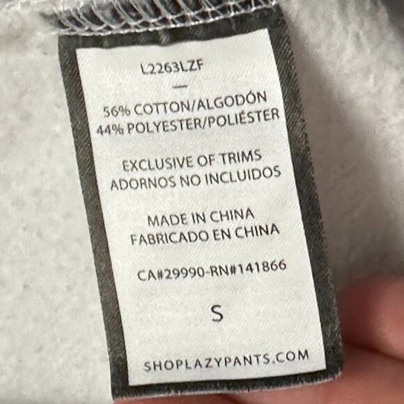 LAZYPANTS - White Camo Sweatshirt - Picture 5 of 5